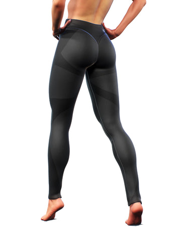 Black Shaping Leggings-High waisted leggings-bootysculpted